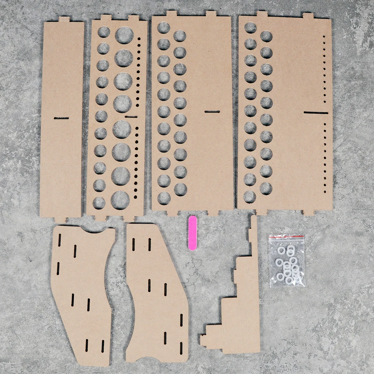 Modulares Eck-Farbaufbewahrungsregal mit Tisch-Farbflaschenschrank für AK-, MIG-, GSI-, TK-Farben - Montierbarer Kombinations-Organizer – Detail 3