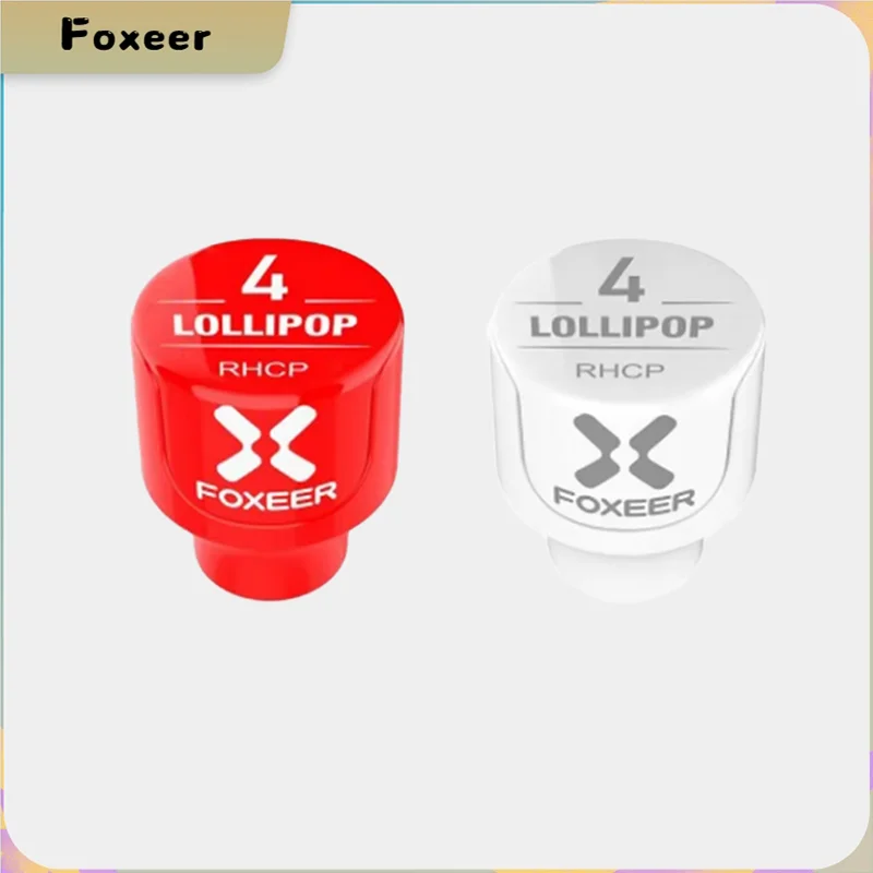 

2 шт. Foxeer Lollipop 4 V4 Stubby FPV антенна 2,6 дБи 5,8G LHCP RHCP SMA RP-SMA микро-грибовидная антенна приемника для радиоуправляемого дрона