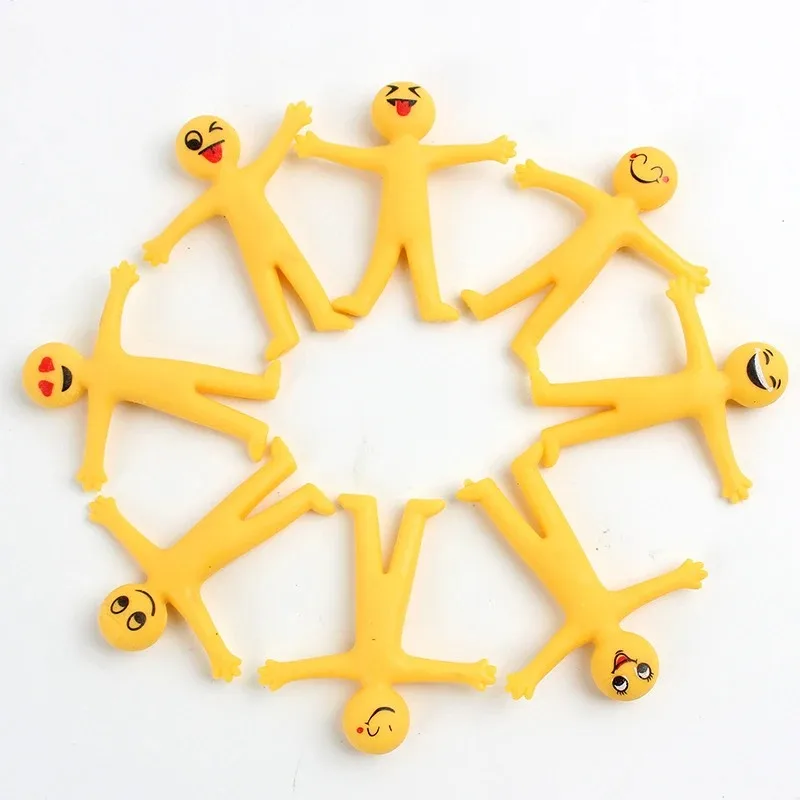 8/20 piezas divertido hombrecito Squishy Fidget juguetes antiestrés adultos niños subiendo alivio del estrés juguetes para apret