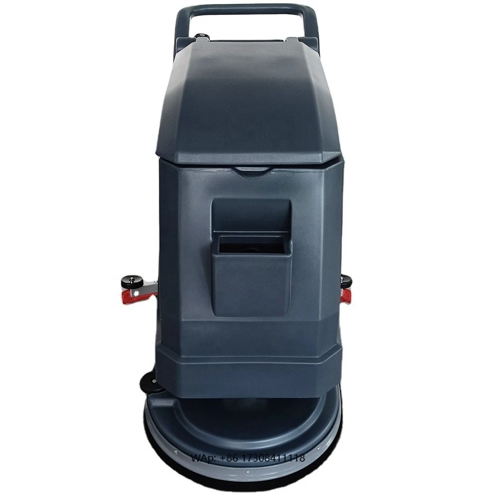 Electric Walk Floor Scrubber YQ-X50 Maintenance- Free Battery 4.5h Washing Drying Cleaning Tool
