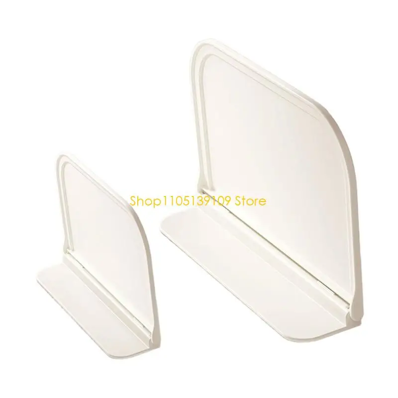 P5ED Compact Storage Shelf Collapsible Bracket with Phone Stand Slot Dormitory Space Savers Shelf Suitable for Small Areas