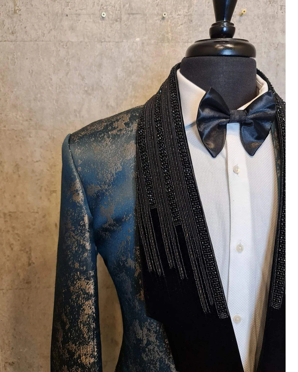 Classic Jacquard Wedding Men's Suit New Party Comfortable Slim Fit 2-Pieces Tailor-Made Groom Formal Occasions Size Customized