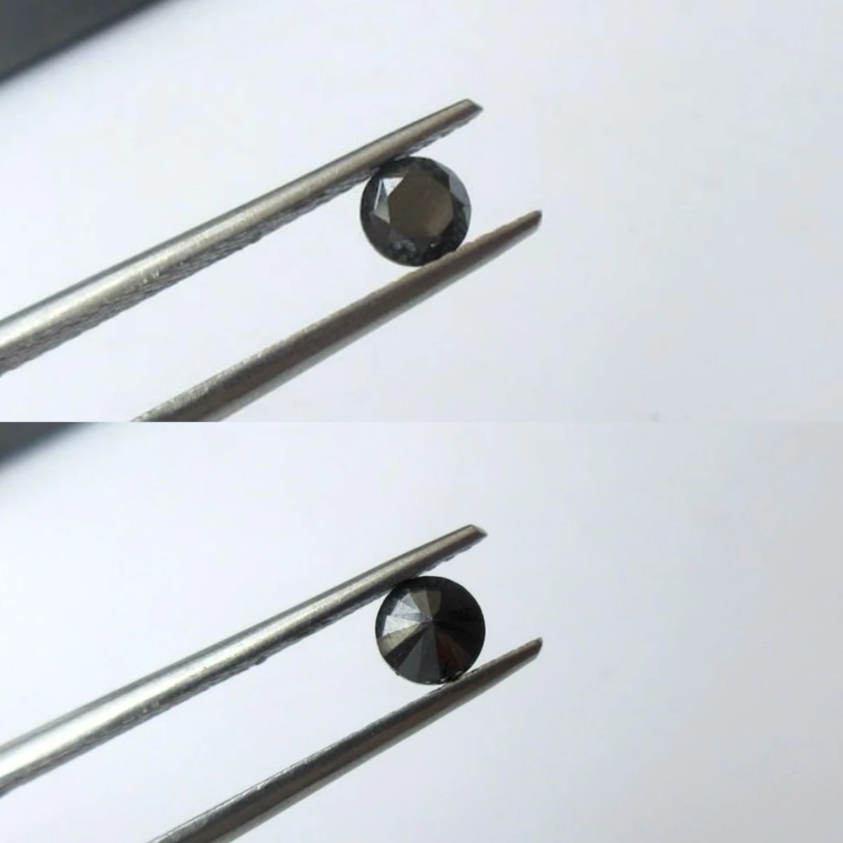 Melee Natural Black Diamonds 1.0-3.0mm 1CT Small Natural Black Diamonds Various Sizes Loose Black Diamonds for Wholesale