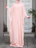 ZANZEA-Robe Abaya en Mousseline de Soie pour Femme, Robes Musulmanes Eid Mubarek, Hijab à Manches sulf, Vêtements Isamiques Éducatifs à la Mode 3