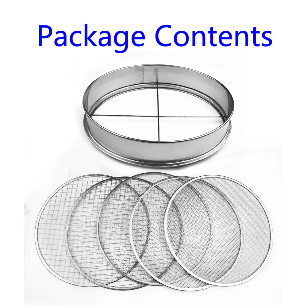 Hot New Garden Potted Soil Sieve Group With Multiple Interchangeable Screens Garden Steel Gardening Tools 10 Tray