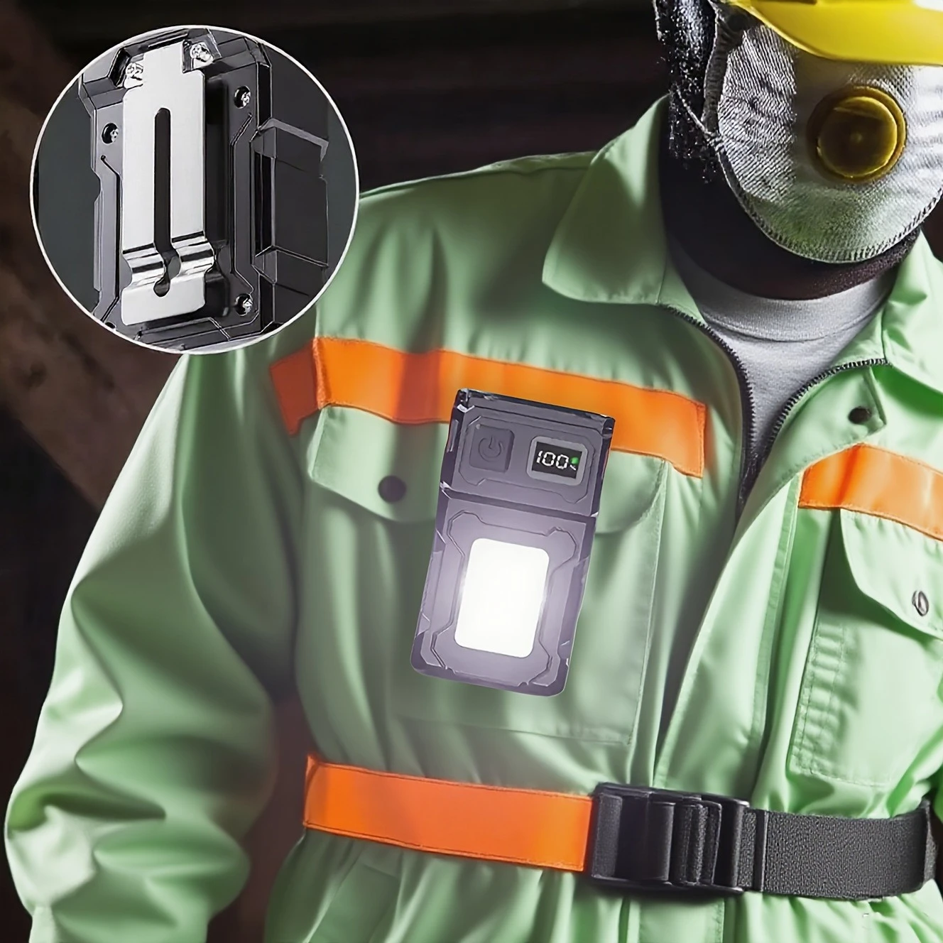 

Портативный светодиодный фонарик D2, супер яркий мини-перезаряжаемый светодиодный хвостовой магнитный фонарь с боковым аварийным освещением COB для кемпинга, пешего туризма