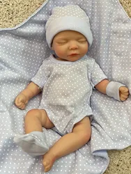 1 PC Sam Bebe Girl Full Silicone Reborn Doll For Children Birthday Gifts Newborn Baby Doll