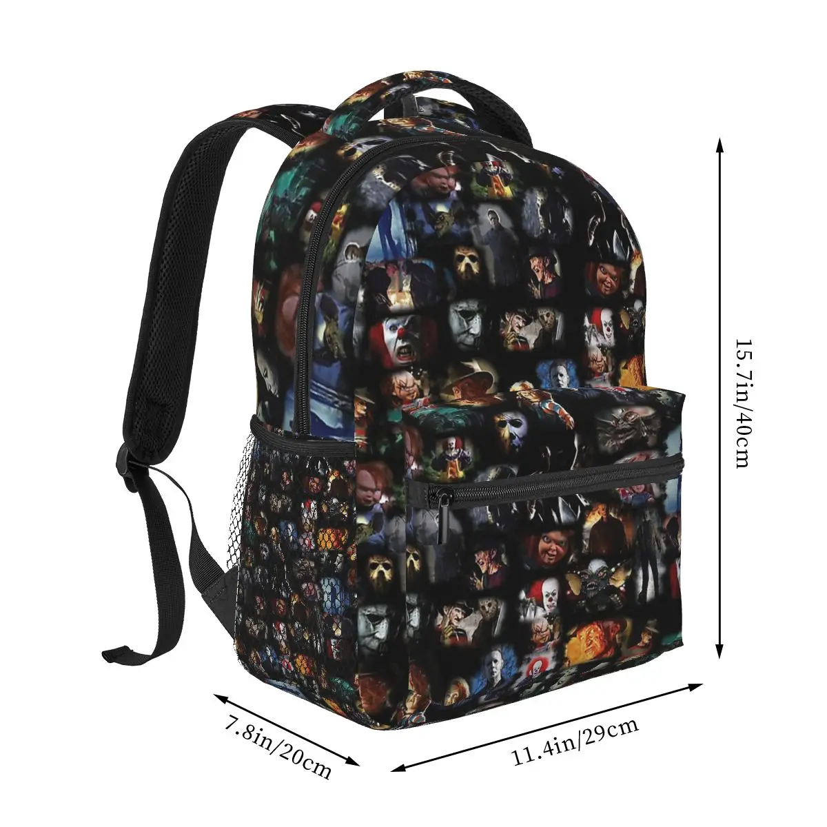 Horror Backpacks Chucky Cute And Funny TV Drama Casual Print Student School Bag Women Man's Travel Bags Laptop Daypack