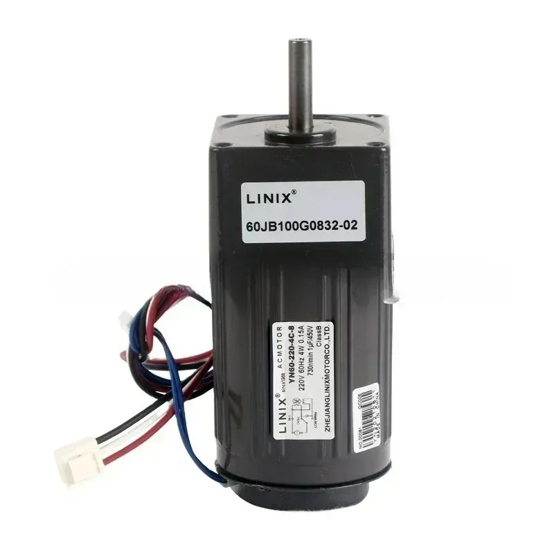 Motoriduttore AC 4W 60mm Motore YN60-220-4C-8/condensatore monofase Motore reversibile per la deradazione dei rifiuti bagnati da cucina