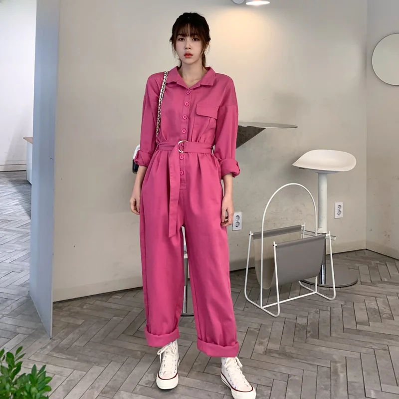 

High Waist Wide Leg Pants Long Sve Women's Workwear Sle Polyester Fiber Casual Comfortable Suit for Ladies
