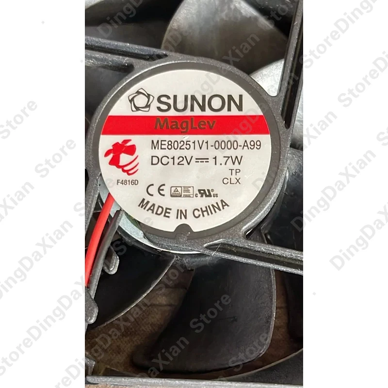 

d 12V 1.7W 8CM Chassis Fan | For SUNON ME80251V1-0000-A99 7PCS Lot OEM Built 1PCS