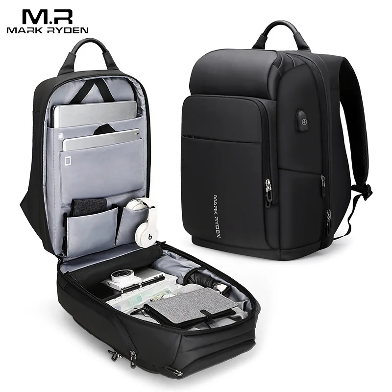 Business laptop backpack men's large capacity dry wet separation bag Oxford cloth travel backpack