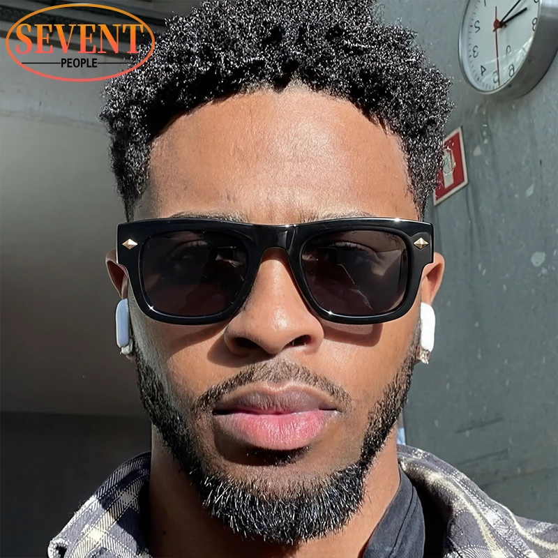 

Steampunk Square Sunglasses Men 2026 Luxury Designer Vintage Photochromic Outdoor Sun Glasses For Male Trendy Driving Shades