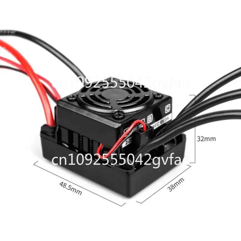 WP SC8 120A Box Waterproof Brushless ESC Speed Controller 2-4S Lipo Fit 3660 3674 Motor For 1/10 1/8 RC Car