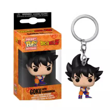 Funko Dragon Ball Goku Vegeta Keychain Anime Pendant Key Ring Collectible Figure Accessories Kids Birthday Gift - view 2