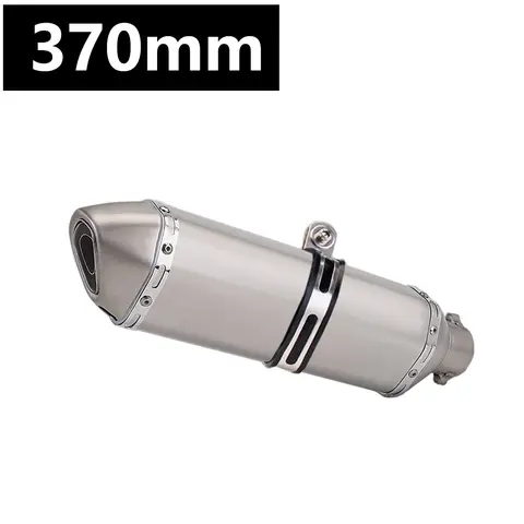 Universal 51MM Motorcycle Stainless steel Exhaust Pipe 570mm for ninja400 R3 Z900 S1000RR pcx160 duke390 R1 MT-07 slip-on