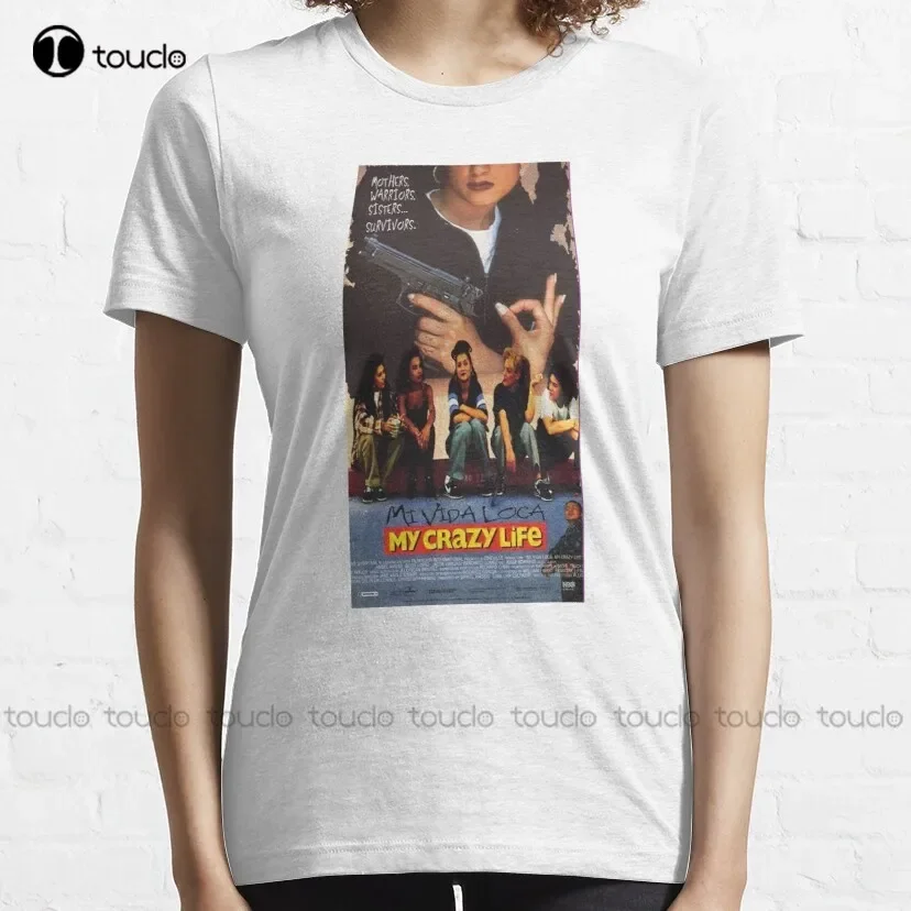 Mi Vida Loca Blood In Blood Out, Movie, Sangre Por Sangre, Mexican Classic T-Shirt Men Shirts Fashion Digital Printing Tee Shirt