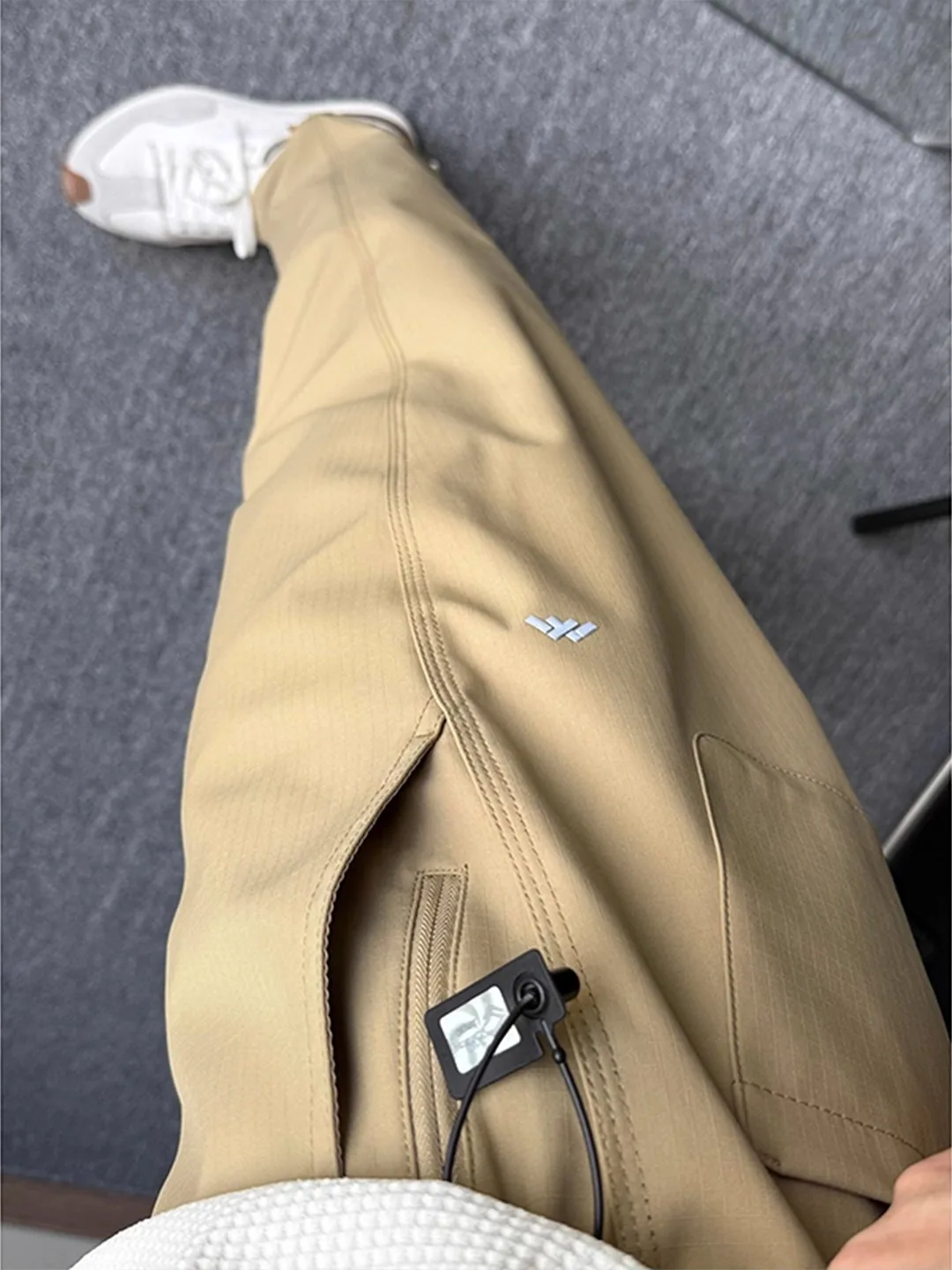 Khaki Tee-Proof Soft ell Men's Autumn Winter Fce Lined Warm Workwear Pants Outdoor Mountain Casual Trousers