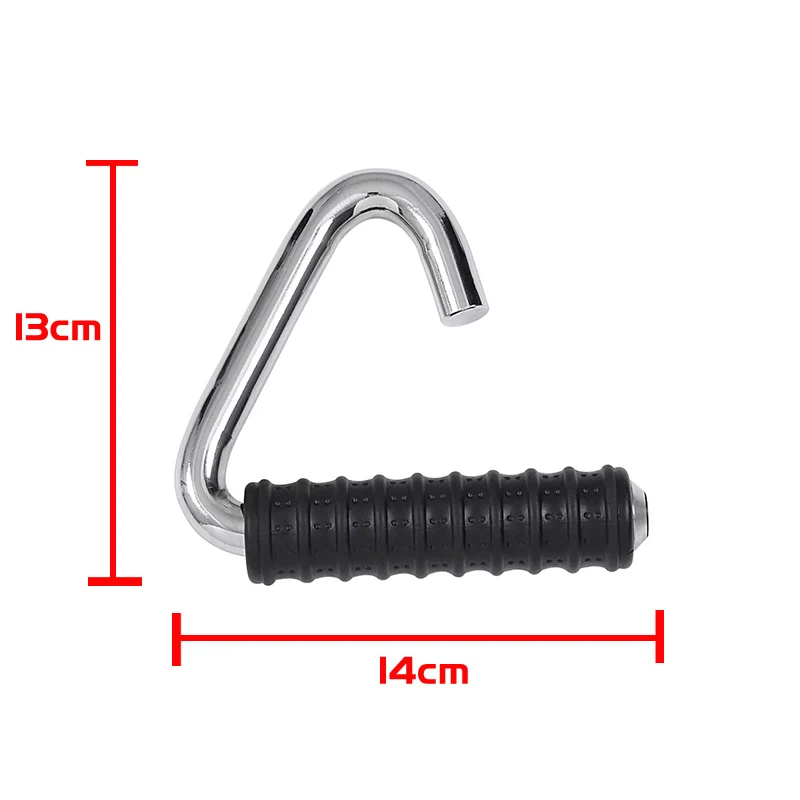 Iron Antiskid GYM Equipment Accessories Rowing Machine Strength Training Apparatus Handle