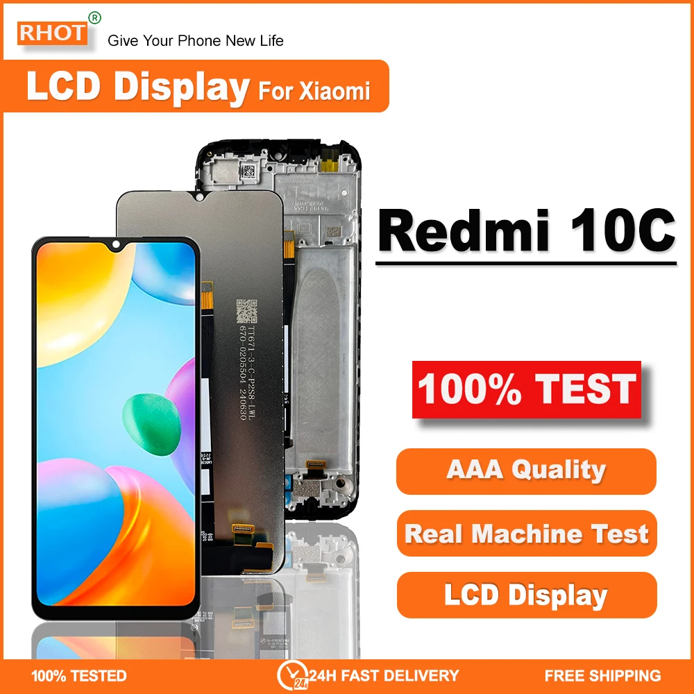 

6.71''Super AMOLED LCD For Xiaomi Redmi 10C LCD 220333QAG 220333QBI LCD Touch Screen Digitizer Assembly For Redmi 10C LCD Screen