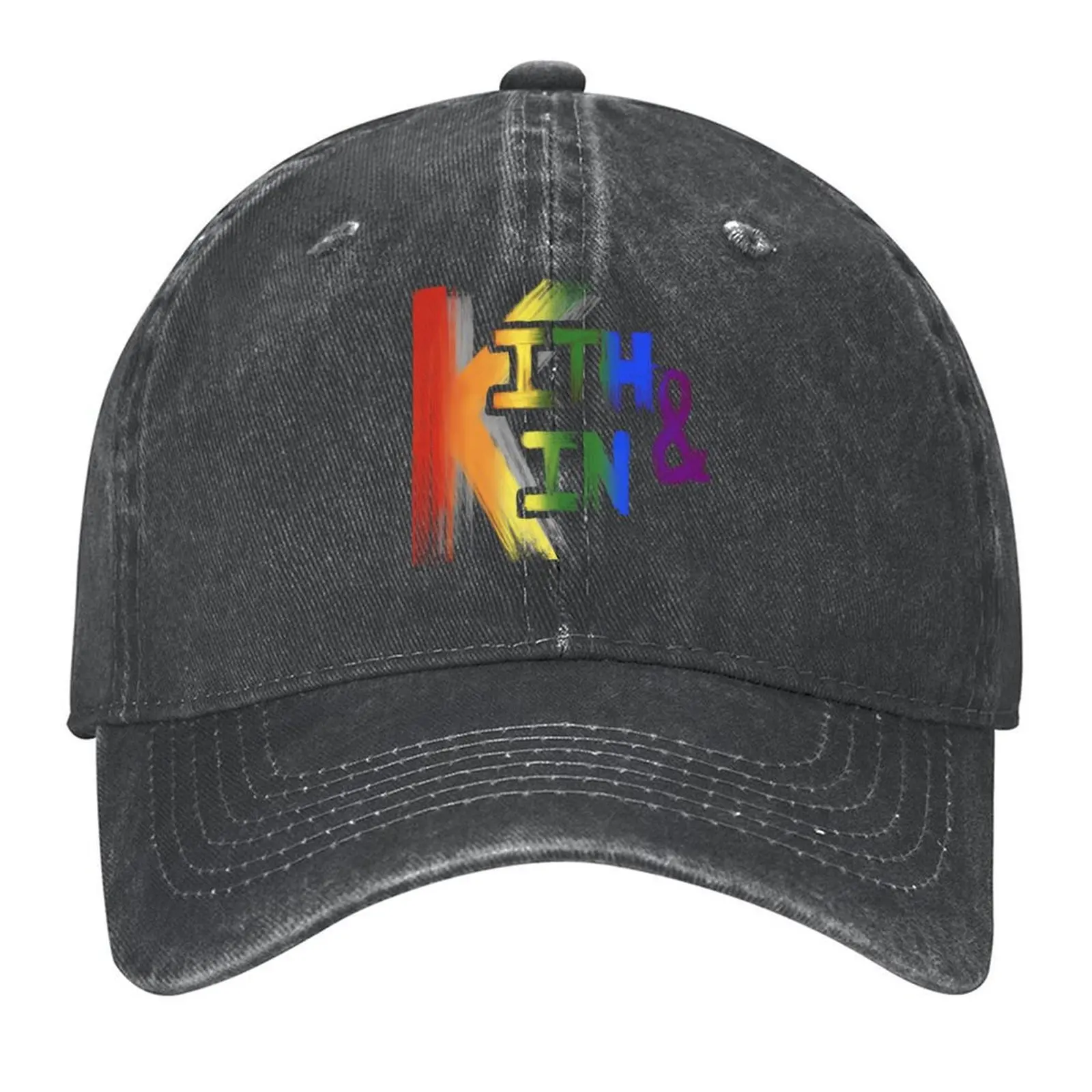 

Kith and Kin Pride Month Guild logo Baseball Cap Thermal Visor winter hats for men Wild Ball Hat Golf Mens Hats Women's