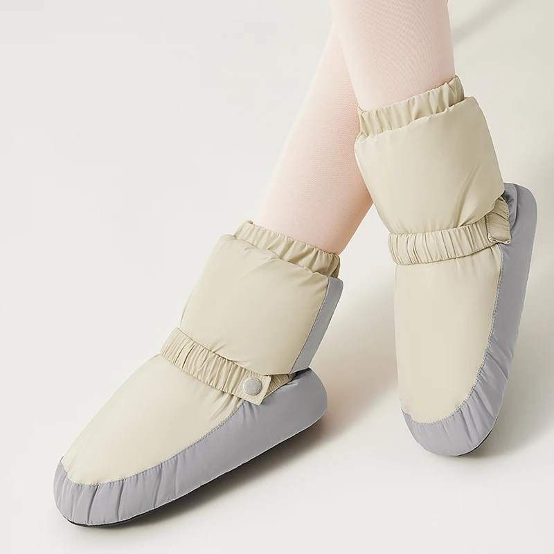 Ballet Cotton Shoes Female Winter Dance Practice Soft Sole Dance Special Adult Warm Boots Wool Thick Warm Shoes Dance Warm Shoes