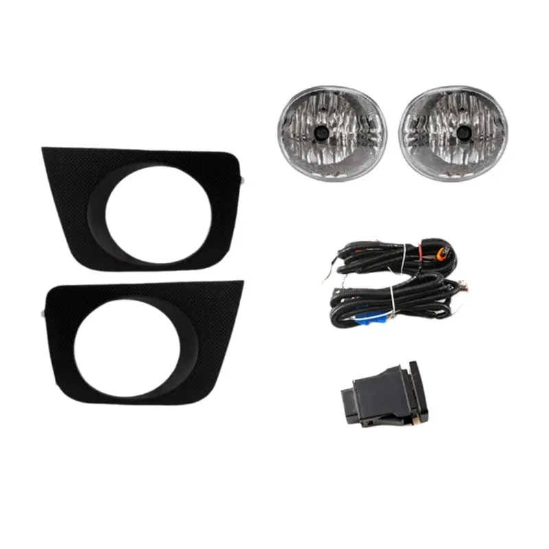 

ABTC-Fog Light Fame Assembly For Toyota 4 Runner Hilux 2005-2009 Car Front With Wires Harness Switch Fog Light Headlamp