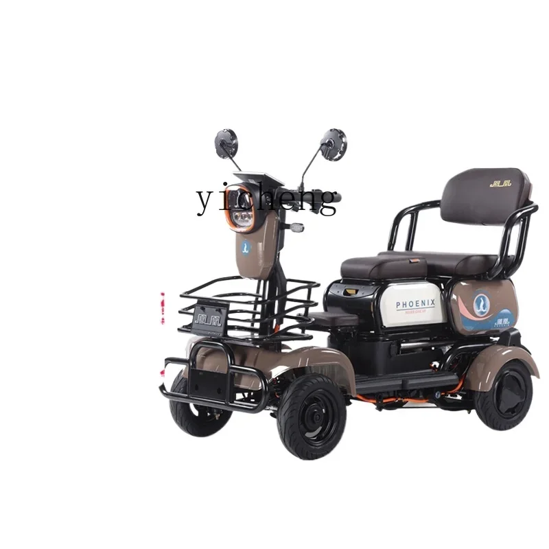 

TQH minibus электрический четырехколесный пикап и откидной самокат для детей и пожилых людей бытовой маленький аккумуляторный автомобиль для пожилых людей