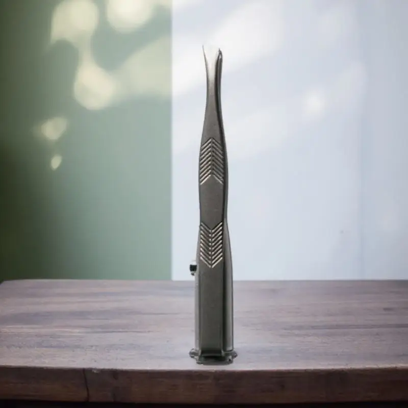 LED Light Eyebrow Tweezer with Push Button Onoff for Precise Eyebrow Grooming LED Light Eyelash Tweezer Brow Tweezers