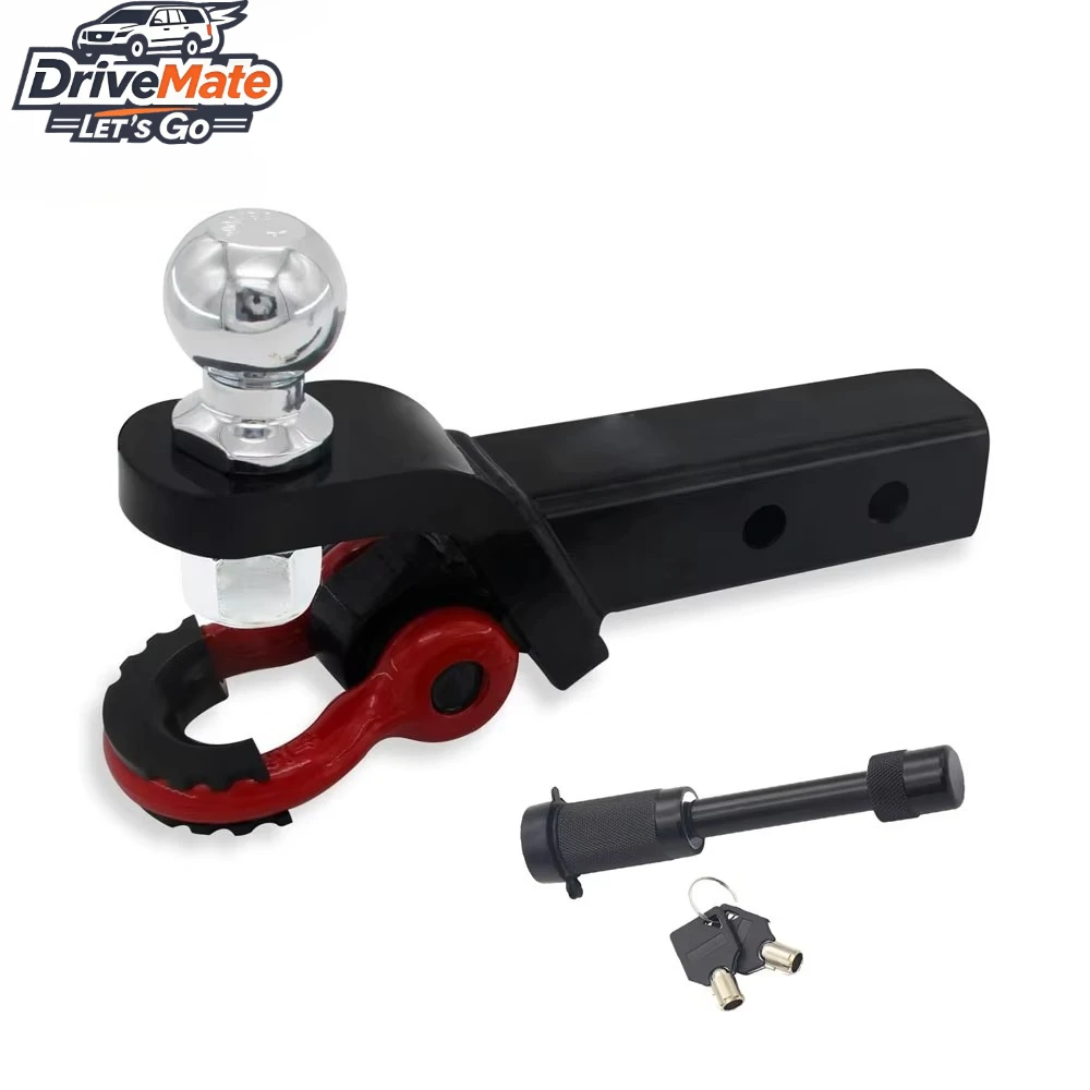 

Ambull Top Heavy Duty Forged Towing Accessories 4x4 Recovery Hitch Trailer Bow Shackle Recovery Point Hitch Receiver With D Ring