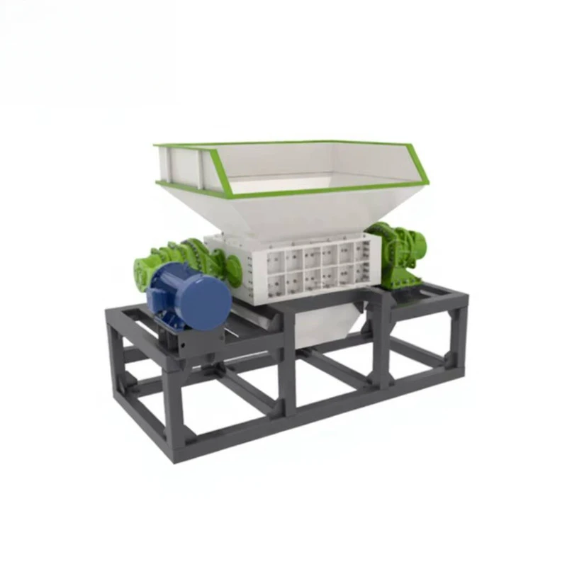

Dual-Axis Metal Recycling Shredder, Equipped With A Gear Motor, Used For Food Waste, Steel Scrap, And Tire Processing