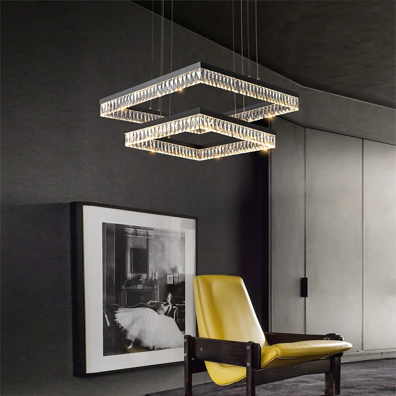 Nordic Creative Crystal Ceiling Chandelier Led Cristal Lampara De Techo Living Room Decoration Lustres 2024 Luxury Lamps