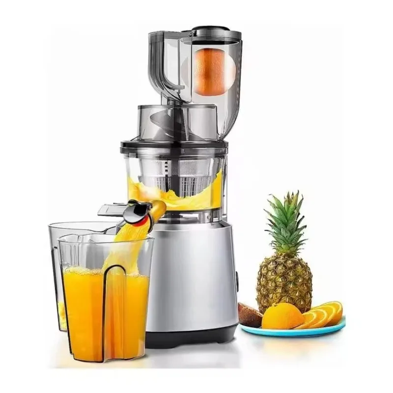 

Newyues Juicer Extractor Machine Orange Juicer Slow Cold Press Juicer Compact Size Lower Noise Big Mouth