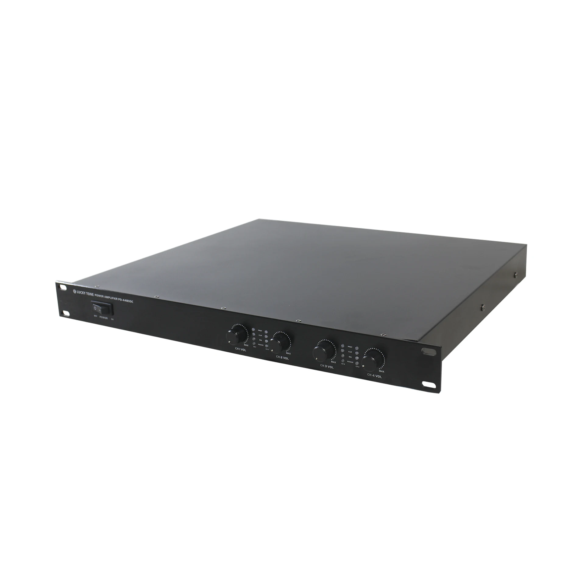 Multi channel 500W Class D power amplifier with/without 24VDC