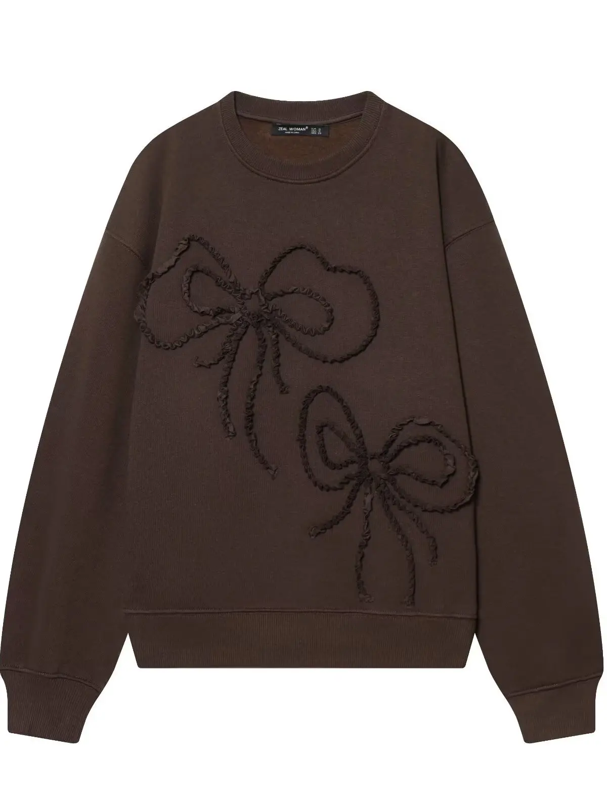 

Стильная американская толстовка с длинными рукавами и круглым вырезом, украшенная узлом, женская, новая коллекция весна-лето