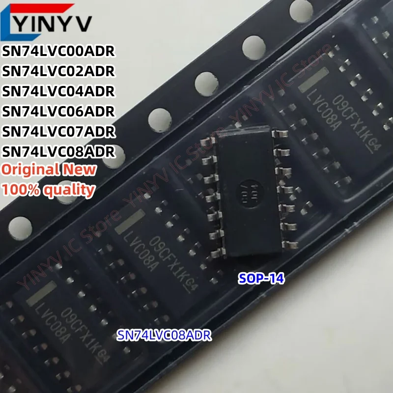 20Pcs SN74LVC00ADR LVC00A SN74LVC02ADR LVC02A SN74LVC04ADR LVC04A SN74LVC06ADR LVC06A SN74LVC07ADR LVC07A SN74LVC08ADR LVC08A