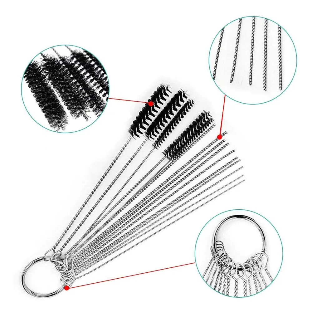 

1 Set Carburetor Cleaner Tool Carbon Dirt Remove Tools Cleaning Needles Brushes Cleaning Tools for Automobile Motorcycle Tubing