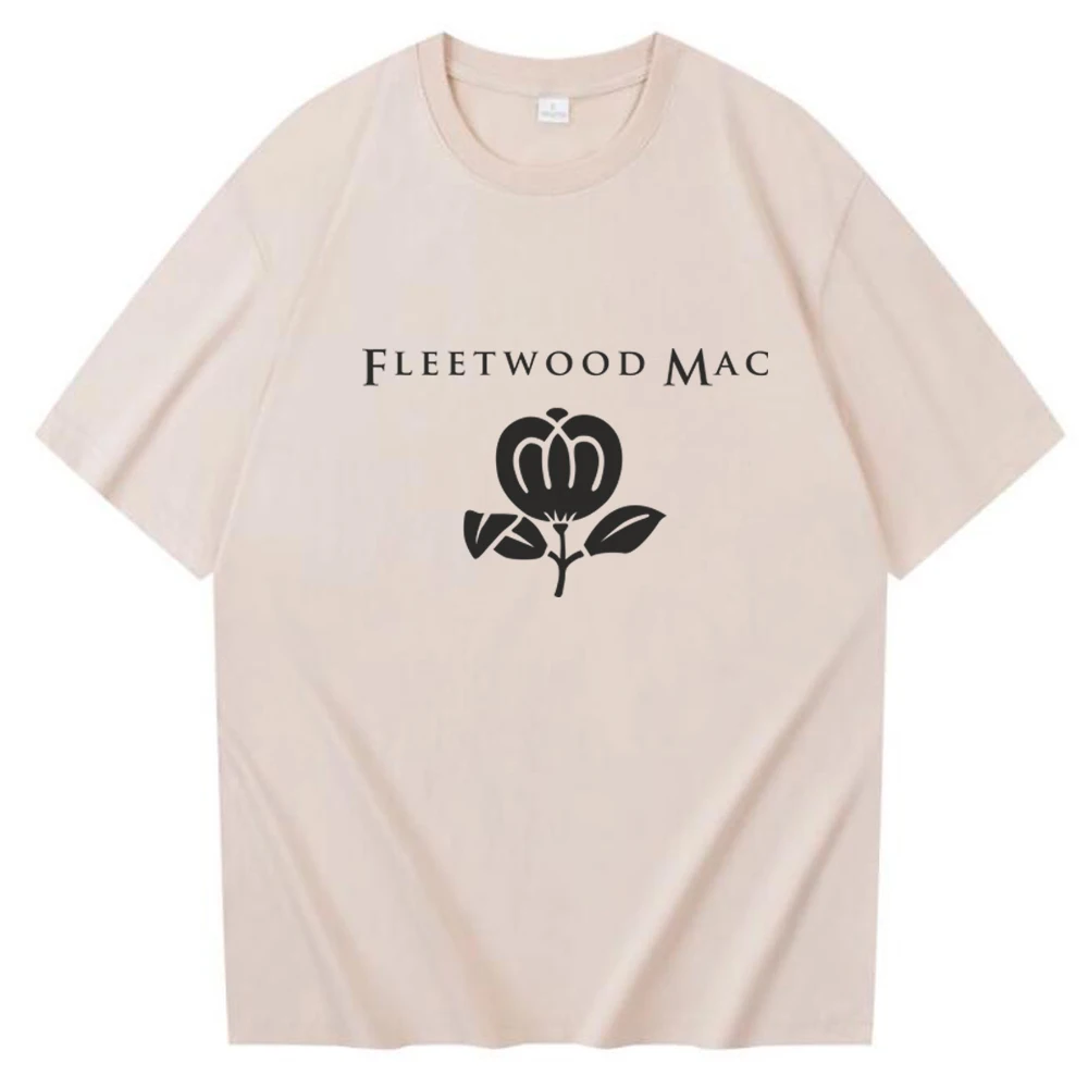 Fleetwood Mac Greatest Hits 2024 T-shirt Unisex O-neck Summer Shirt Casual Printing Oversized Music Fans Gift Regular