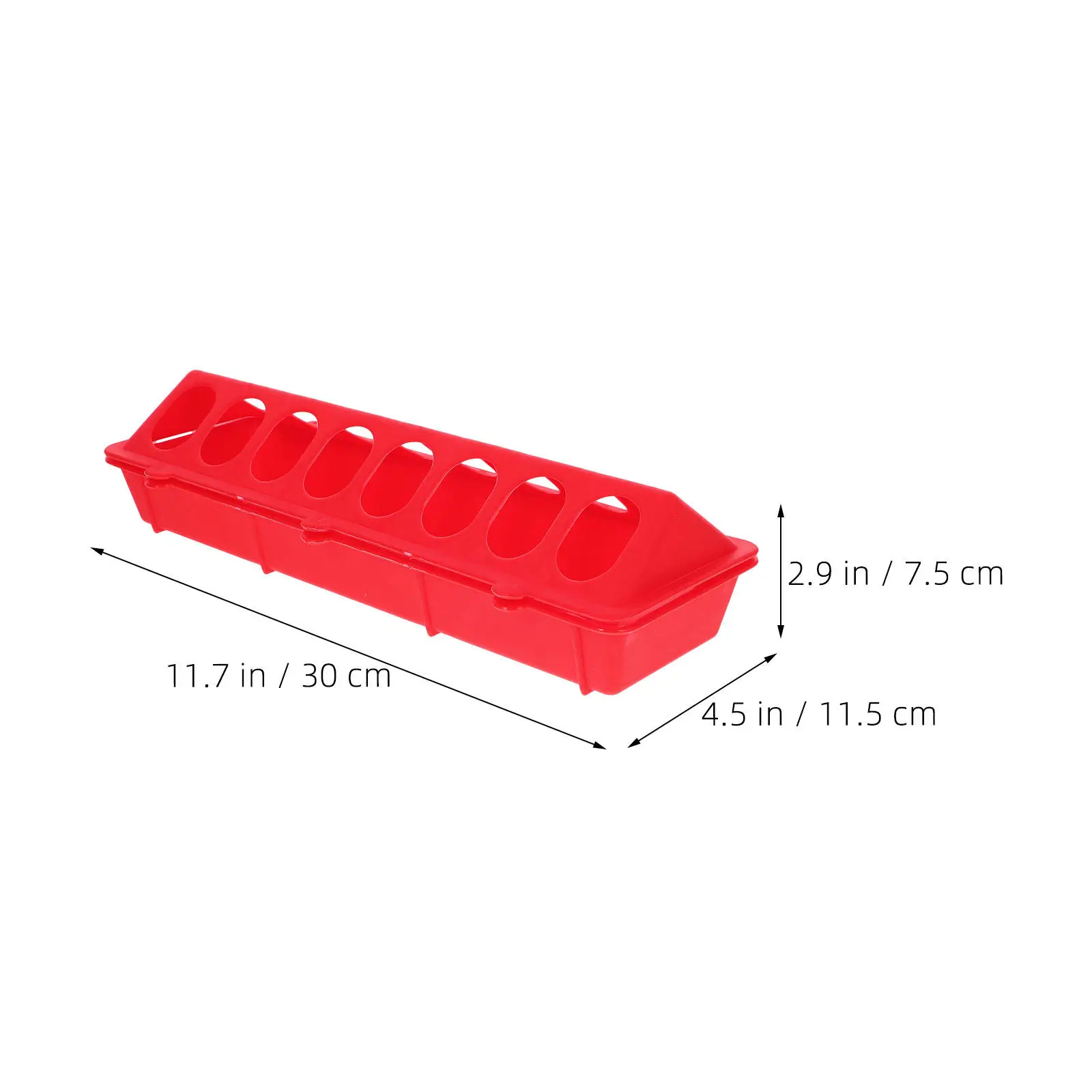 4Pcs Poultry Feeder Plastic Flip Top Bird Feeding Dish Small Chicken Parrot Pigeon Cage Feed Container Parrot Bird Feeder - view 5