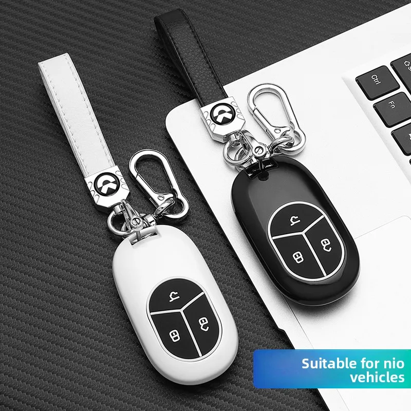

Car Key Case Full Cover Holder For Wei Lai Nio EC6 EP9 ES3 ES6 ES7 ES8 ET5 ET7 EL7 2019-2022 EVE ET Accessory