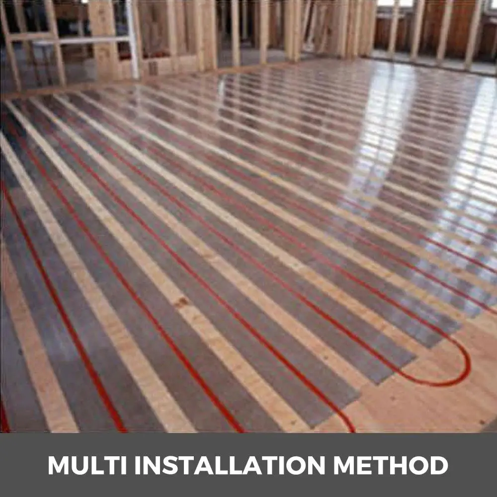 Alluminio per piastre di trasferimento termico pex 4 piedi x 1/2 pollice Scatola da 300 pezzi per tubi pex