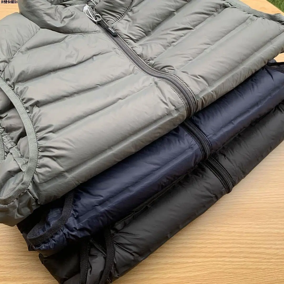 Pure Color Men's down Cotton Jaet Durable Water-Resistant 600 Fill Power Winter New Sle ort Length Not Hooded ...