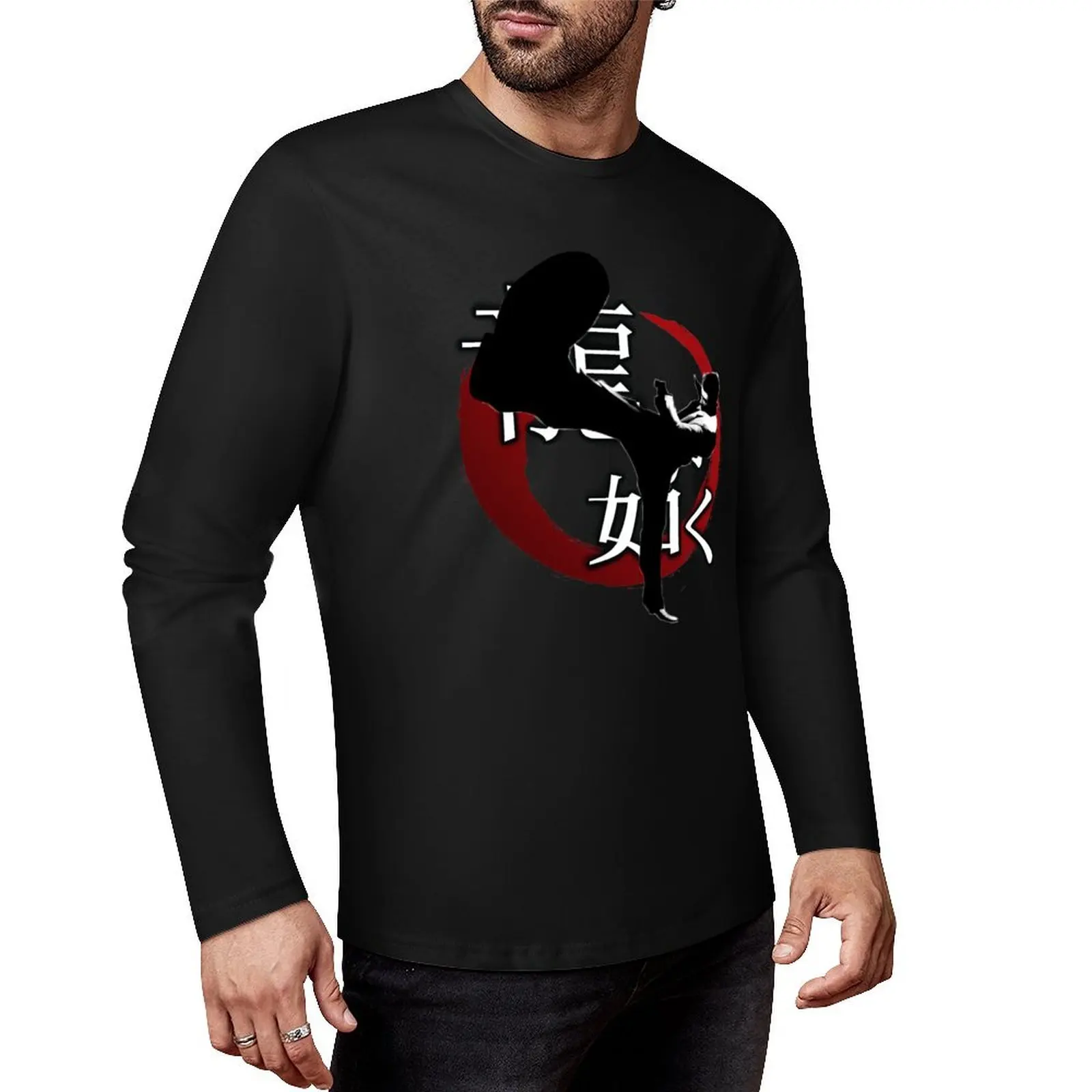 Yakuza Logo - Kiryu Kazuma Long T-Shirt sublime t shirt quick drying shirt Blouse fitted t shirts for men