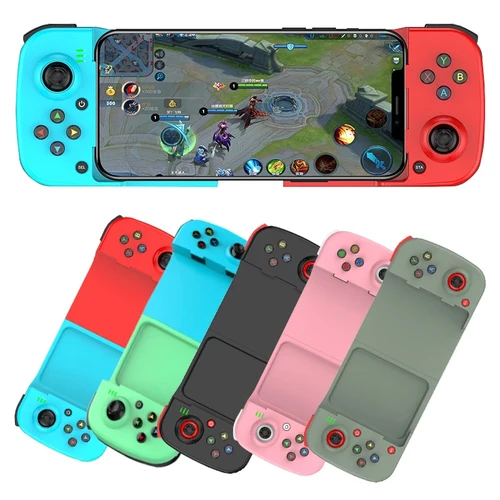 Conexión inalámbrica D3 tipo C para Android Ios Steam Switch PS4 400mAh Bluetooth 5,0 controlador de mando telescópico para teléfono móvil