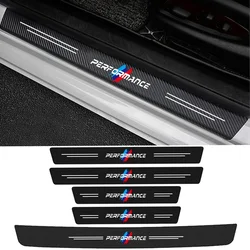 Car Door Sill Protector Plate Rear Trunk Bumper Threshold Anti-Scratch Stickers for BMW Performance M X5 E53 E70 F15 G05 X6 E71