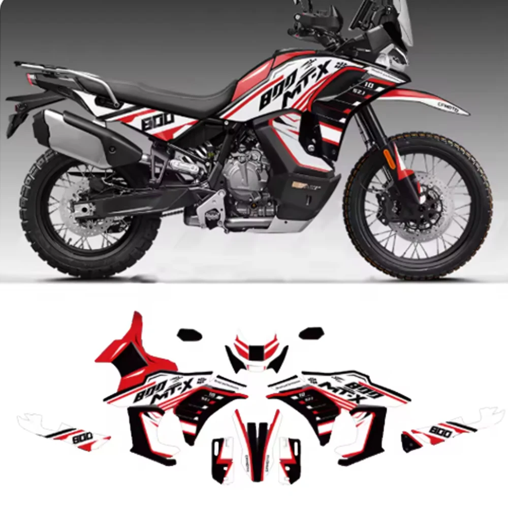 800MTX Motorcycle Modified Stickers Personalized Creative Protection Stickers For CFMOTO 800MT-X Motorcycle Body Stickers