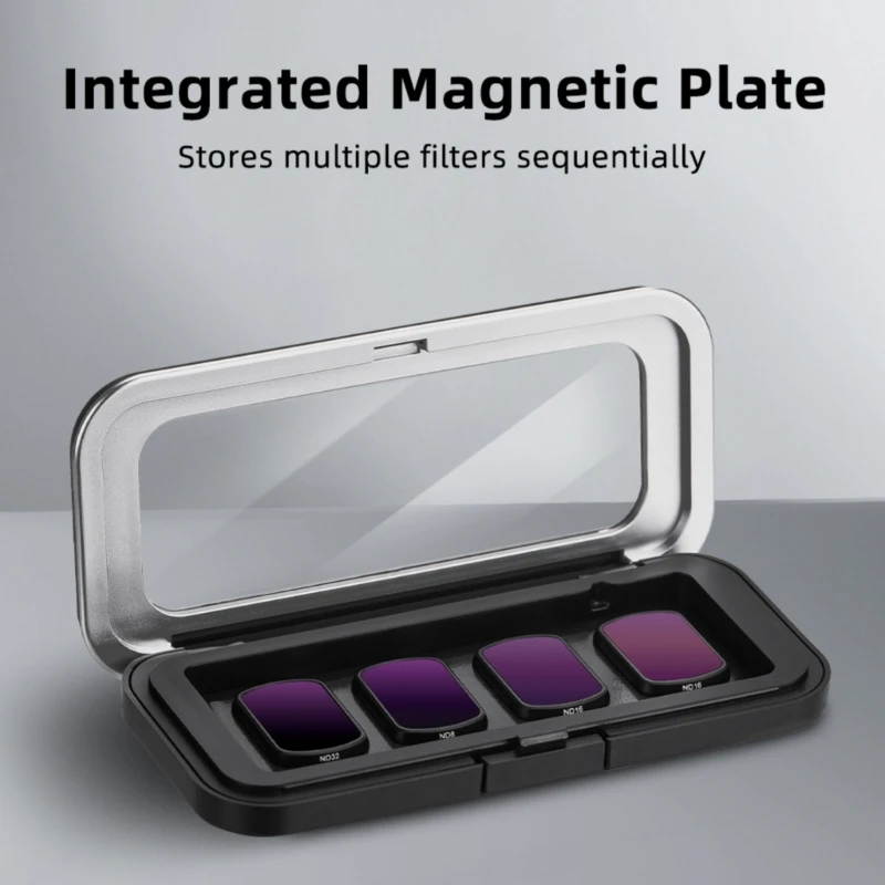 Caixa viagem magnética R1WD para bolsa componente componente componente lente angular do Pocket 3 Camera