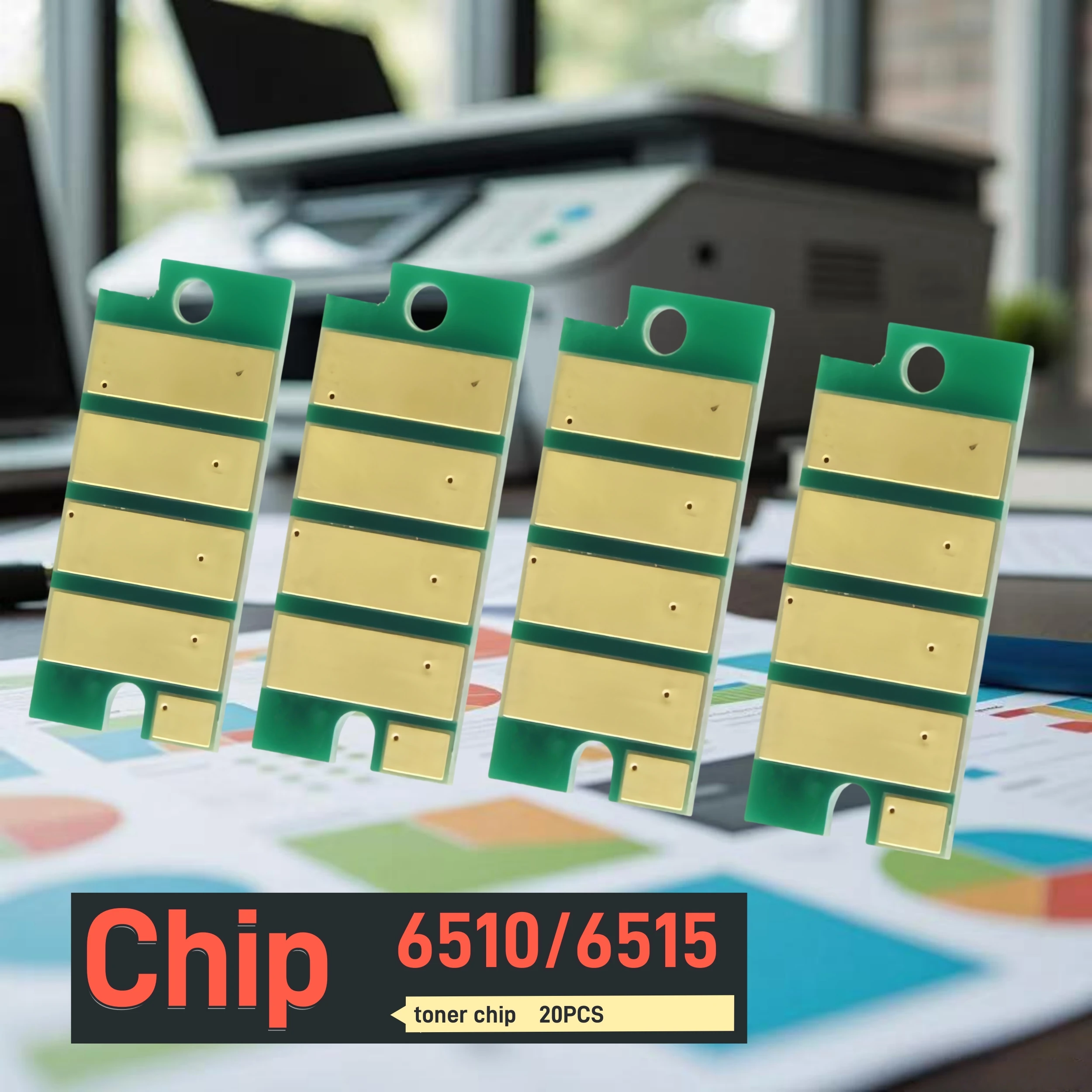 

20 шт. чип картриджа 106R03480 106R03690 106R03691 106R03692 для Xerox Phaser 6510 WorkCentre 6515 заводской чип принтера тонер