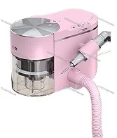 Electric nail polisher, vacuum cleaner, and nail salon specific nail remover for removing dead skin