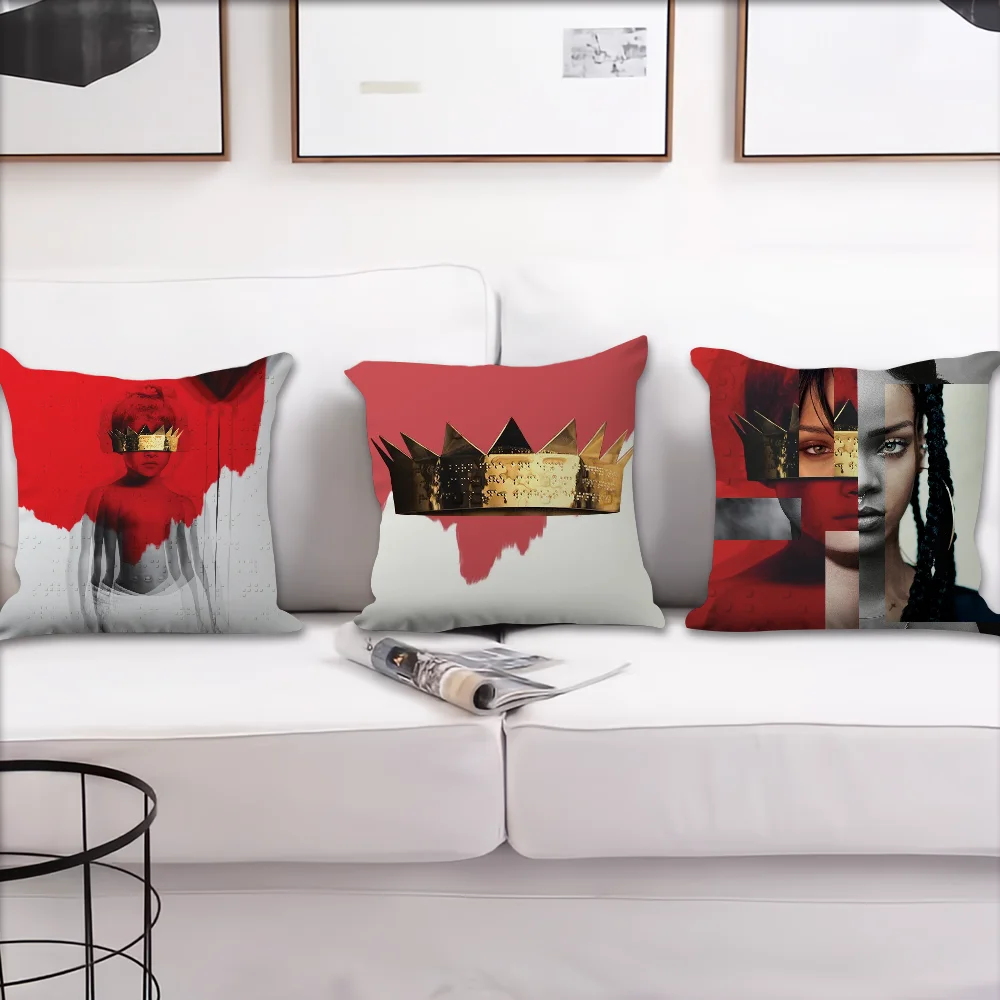 Singer R-RIHANNAs Anti cushion cover Accessories Square Cushion Room Bedroom Headboard Sofa Living Backrest Car Nap Time